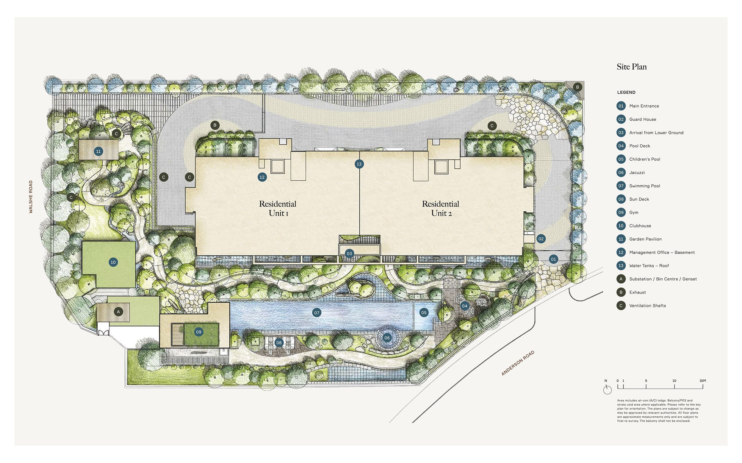 21 Anderson actual site plan