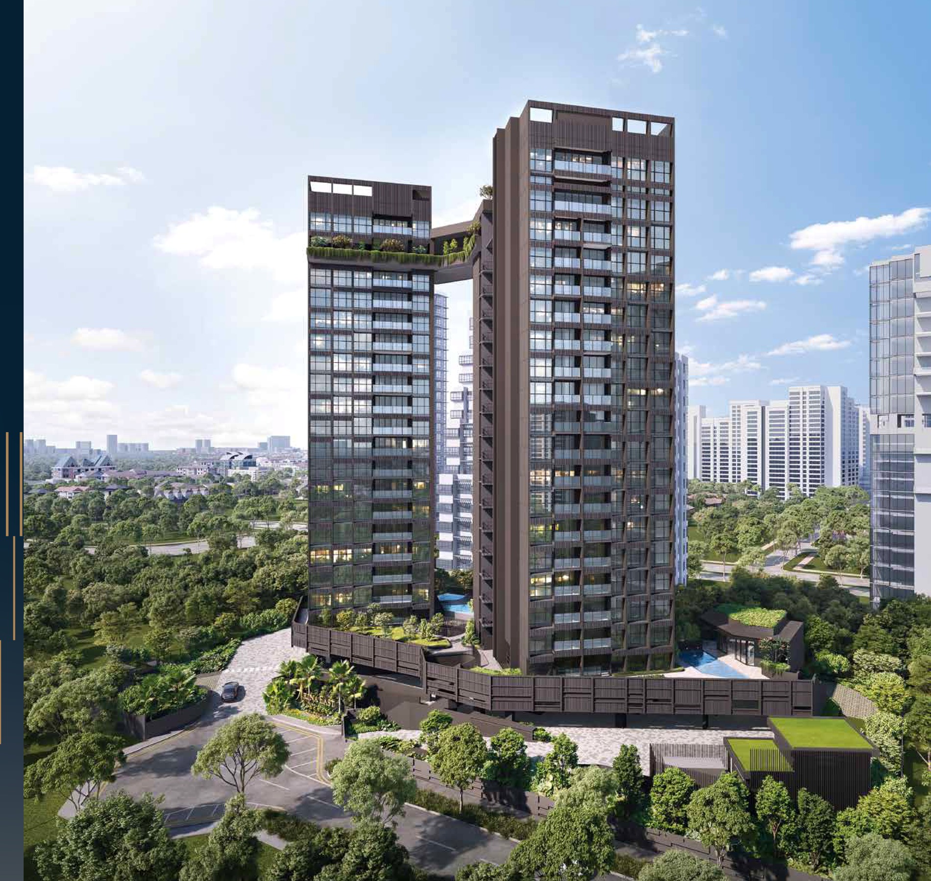 Arina East Residences clean hero artist impression