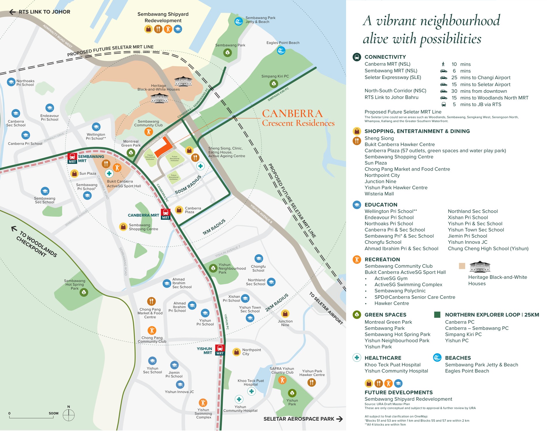 Canberra Crescent Residences location map