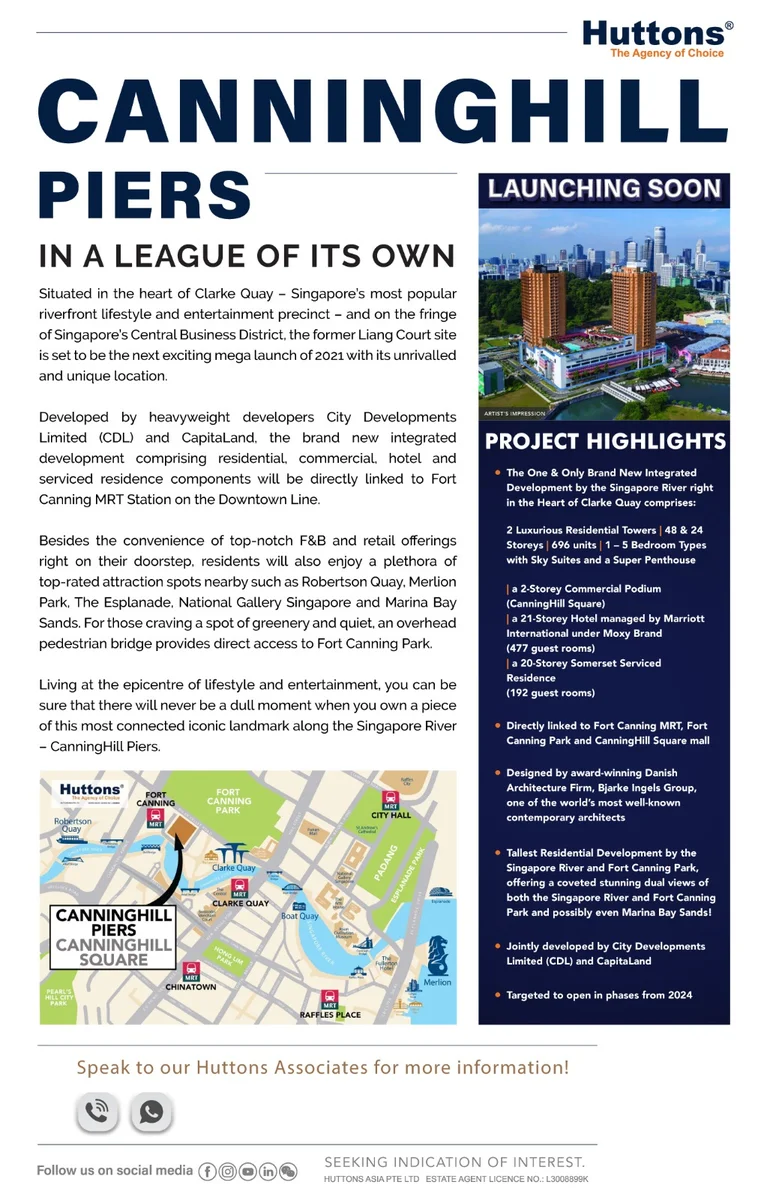 CanningHill Piers Singapore River Clarke Quay integrated development