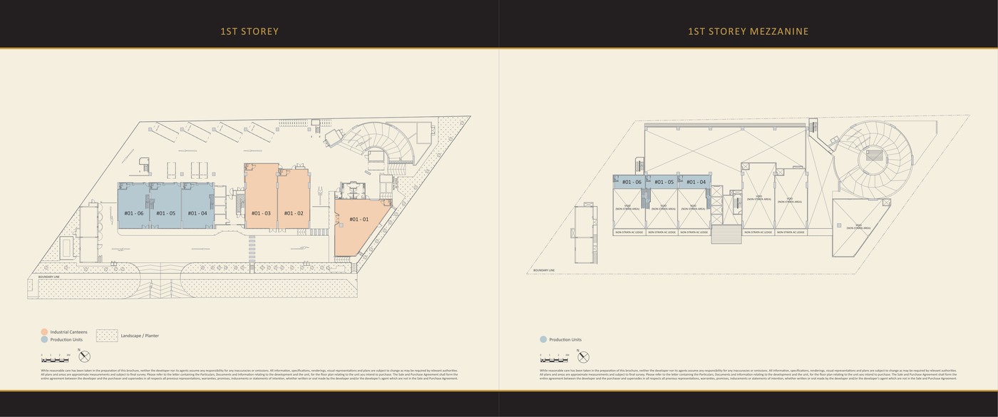 CT Gold @ Macpherson 1st Storey / Mezzanine Plan floor plan