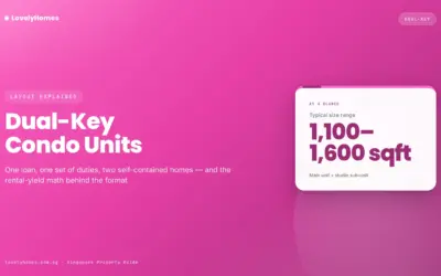 Dual-Key Condo Units in Singapore: Who They’re Really For (2026)