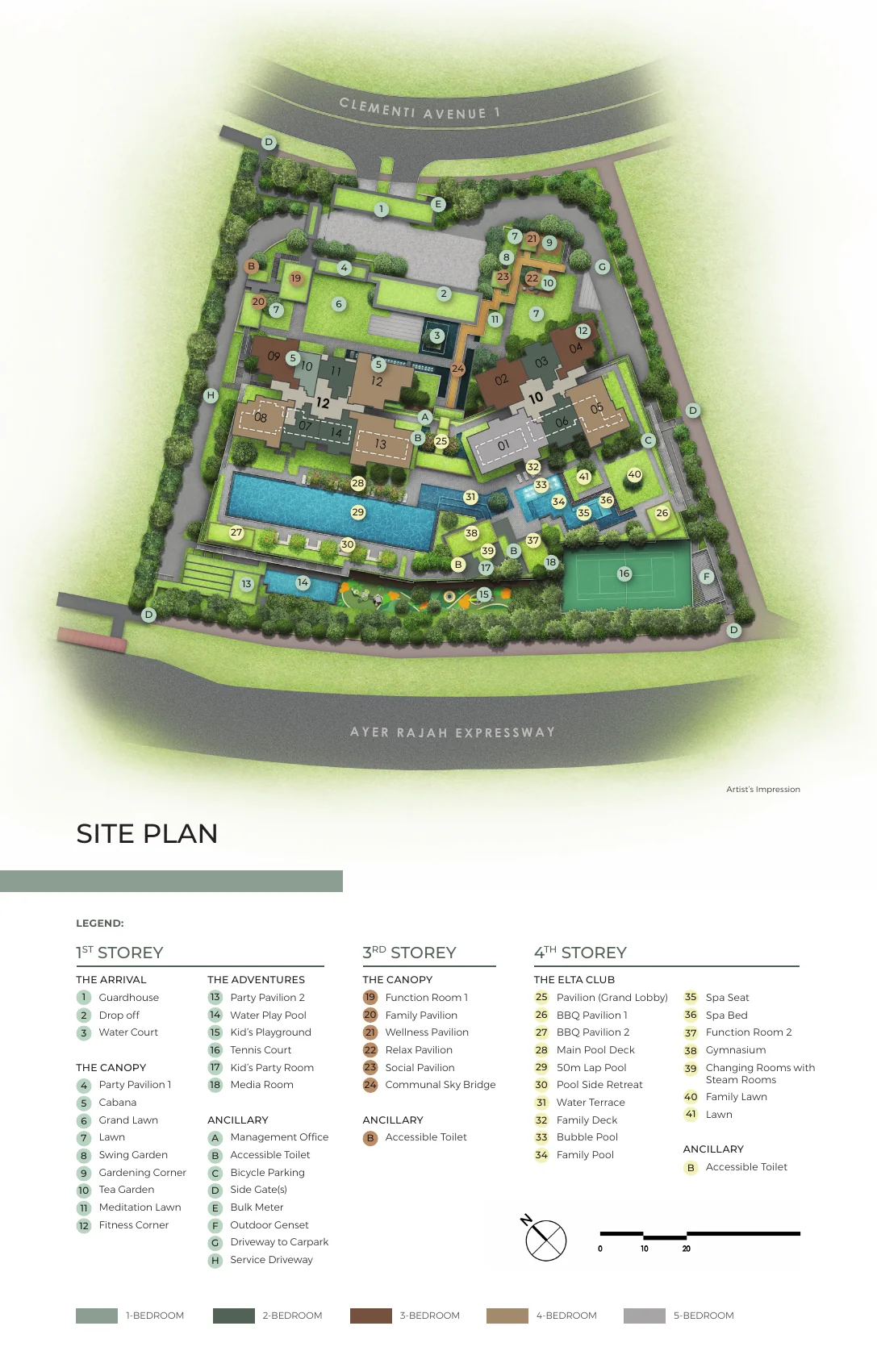 ELTA Clementi Avenue 1 site plan