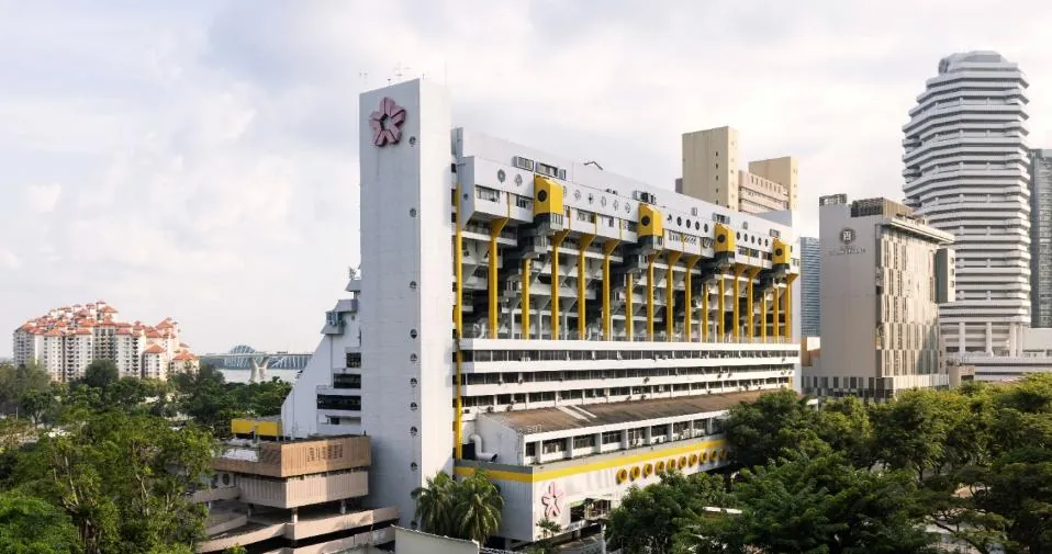 Golden Mile Complex — conserved facade