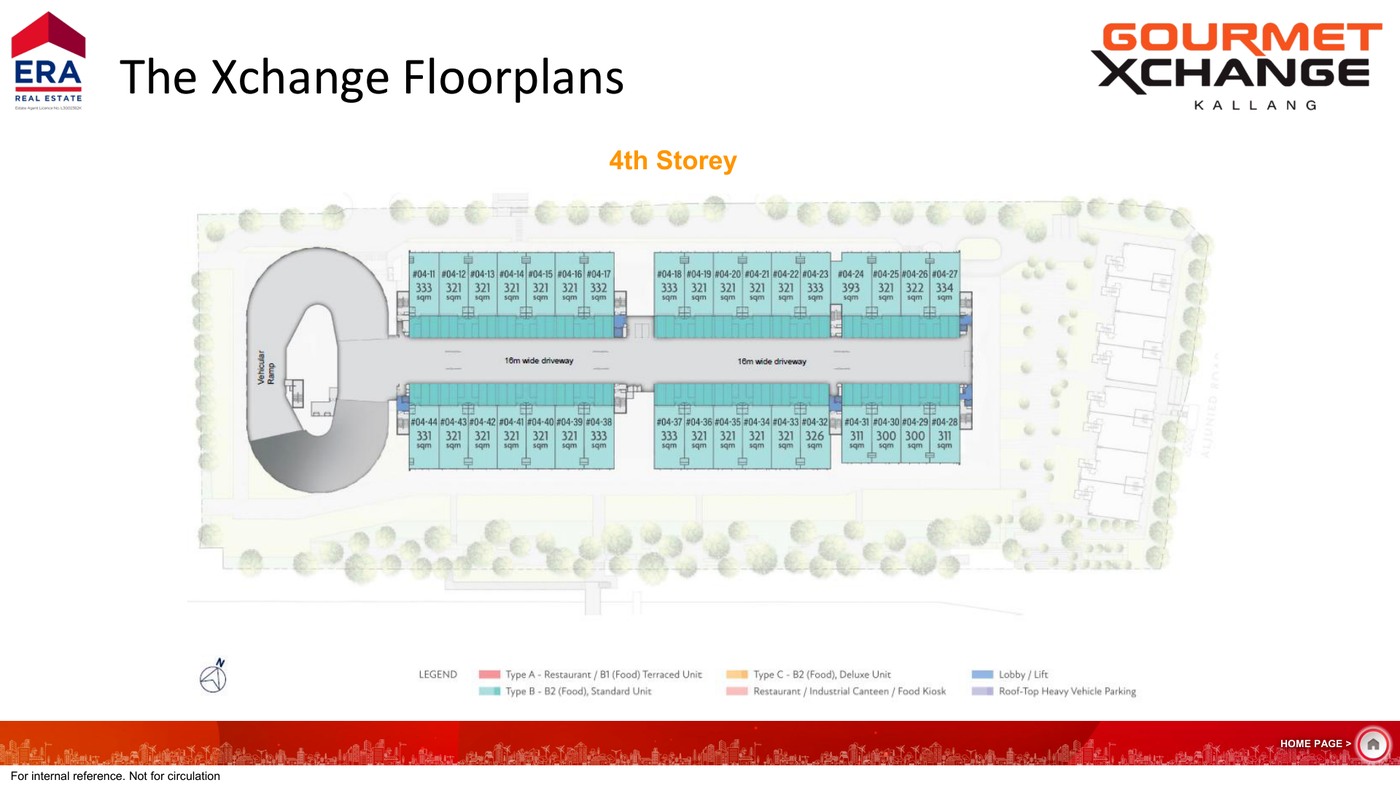 Gourmet Xchange The Xchange 4th Storey floor plan