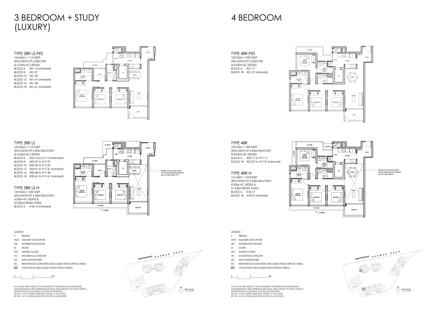 Grand Dunman 4 Bedroom Type 4BR floor plan