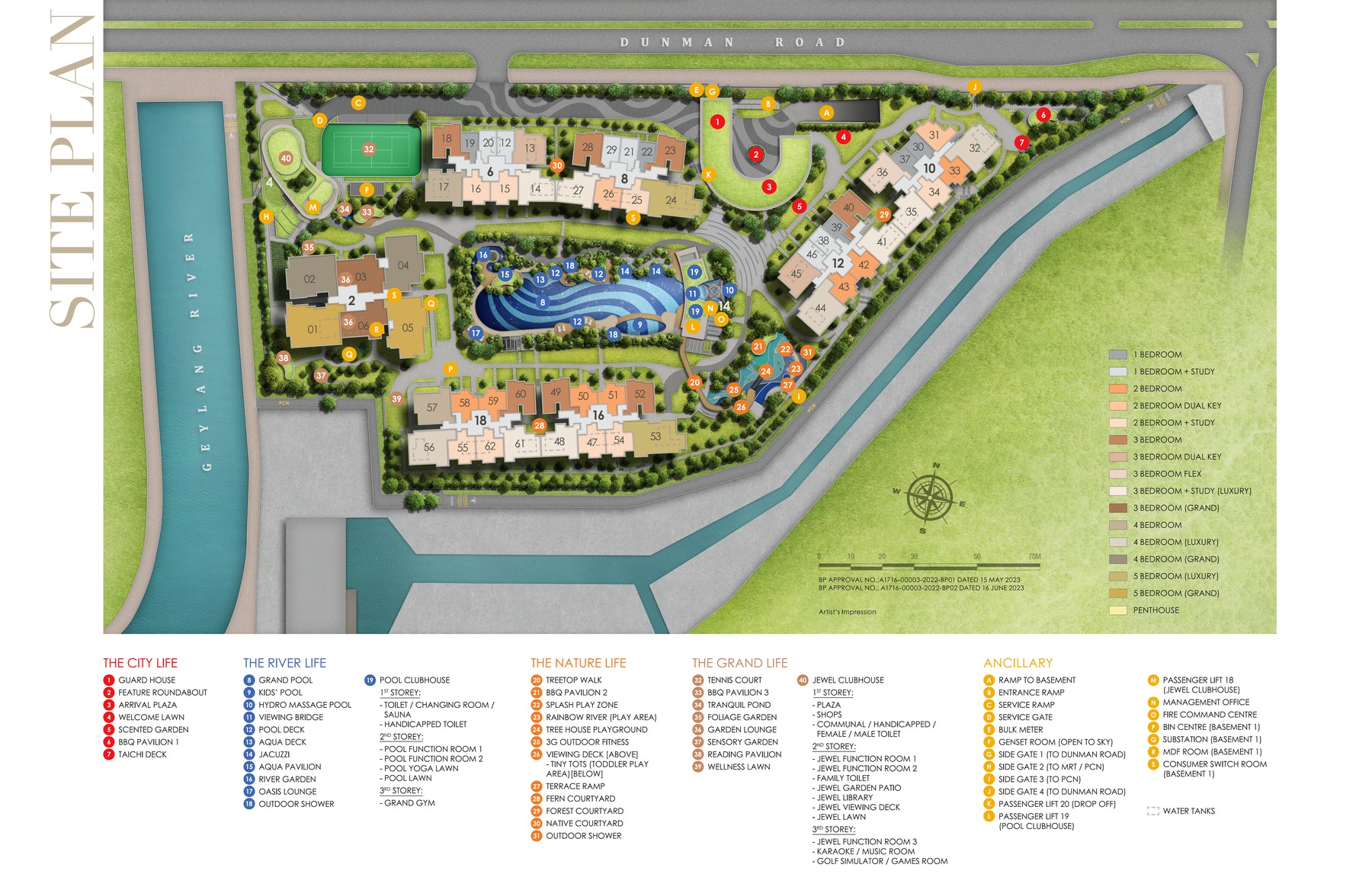 Grand Dunman actual site plan