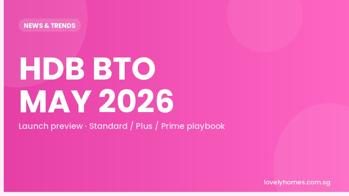 HDB BTO May 2026 launch preview Standard Plus Prime playbook
