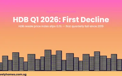 HDB Resale Prices Slip 0.1% in Q1 2026 — First Quarterly Decline in Almost Seven Years