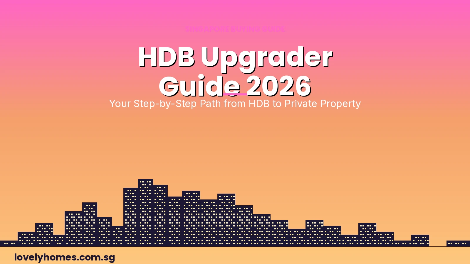 HDB upgrader guide Singapore 2026 — step-by-step path from HDB to private property