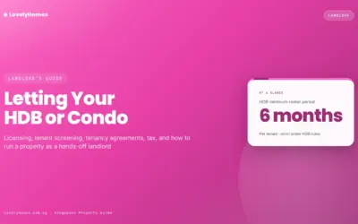 Landlord’s Guide: Letting Your HDB or Condo in Singapore (2026)