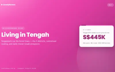 Living in Tengah (2026): Forest Town, 5 Districts, JRL & BTO Pricing