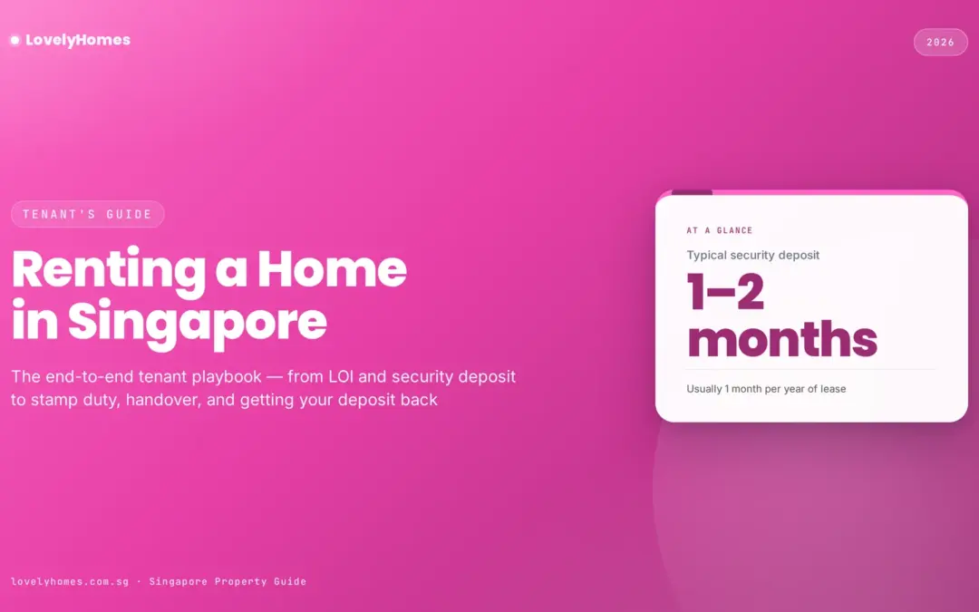 Tenant’s Guide to Renting in Singapore (2026): LOI, Deposits, Stamp Duty