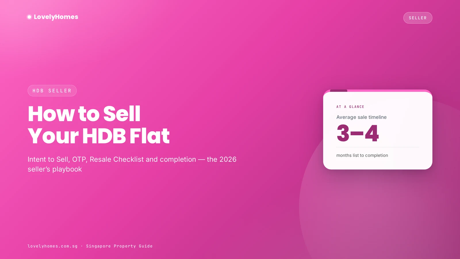 How to sell HDB flat Singapore 2026 seller timeline featured image