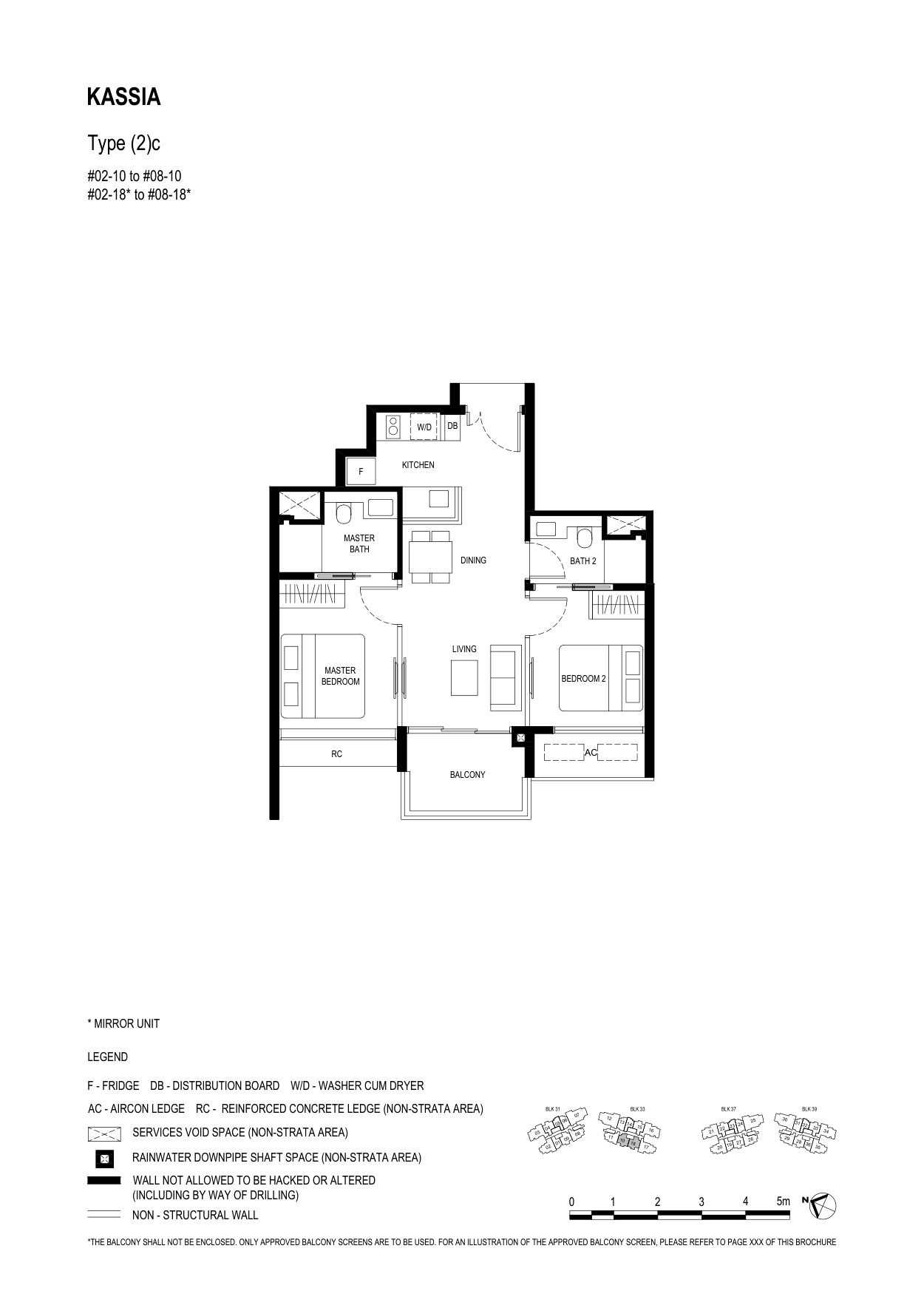 Kassia 3 Bedroom Type (3) floor plan