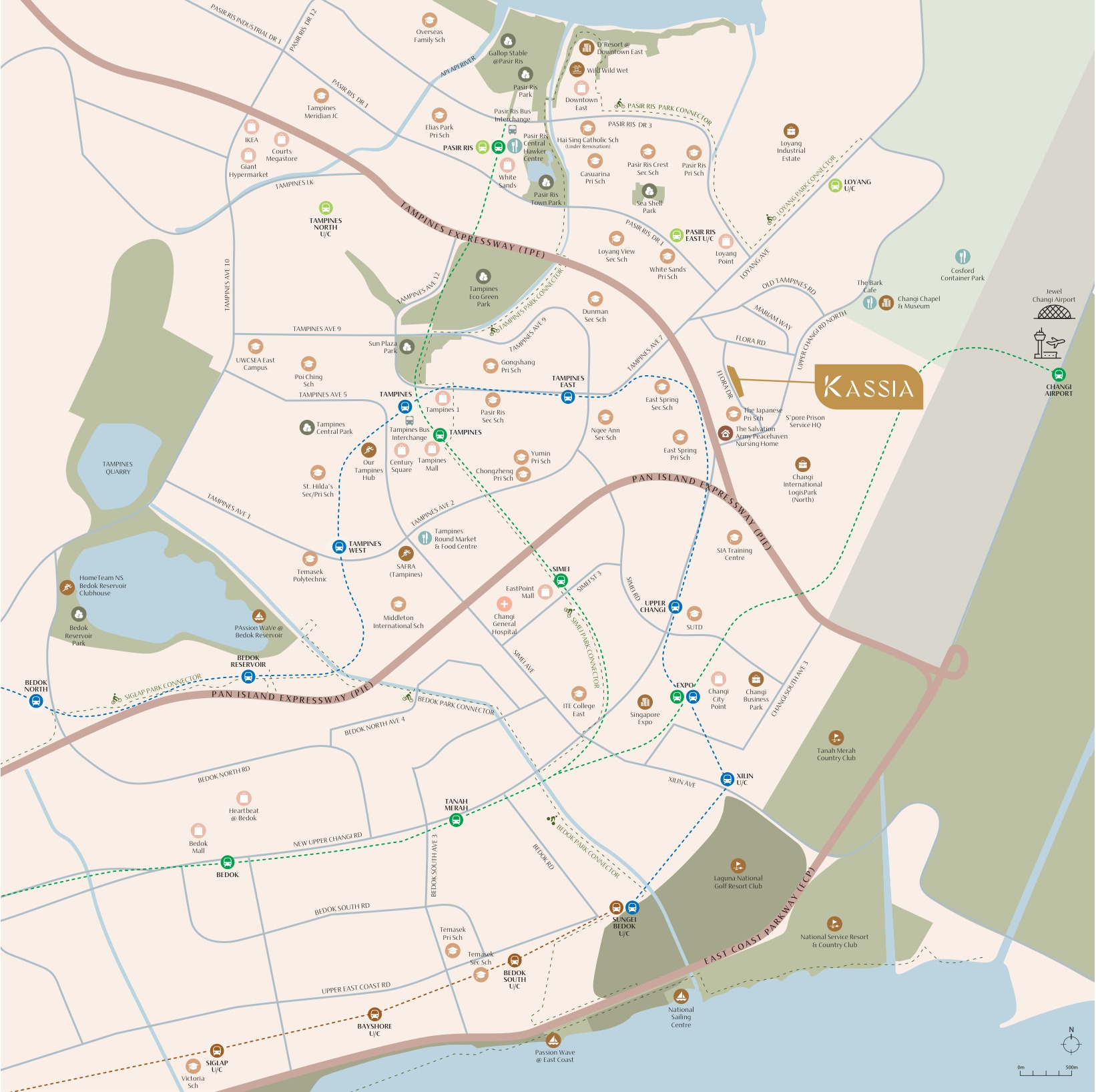 Kassia location map