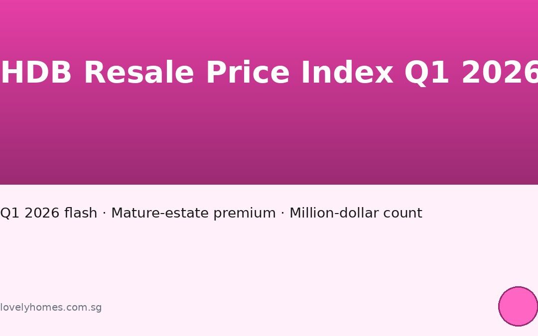 HDB Resale Price Index Q1 2026: Mature-Estate Squeeze Persists as First-Time Buyers Outbid Upgraders