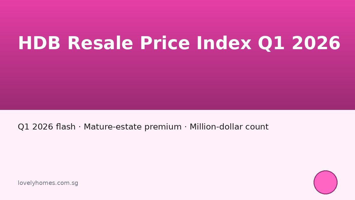 HDB Resale Price Index Q1 2026: Mature-Estate Squeeze Persists as First-Time Buyers Outbid Upgraders