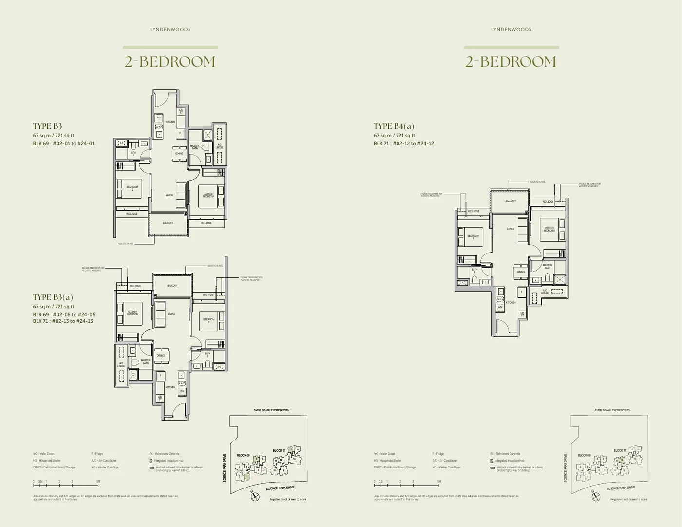 Lyndenwoods 2 Bedroom floor plan