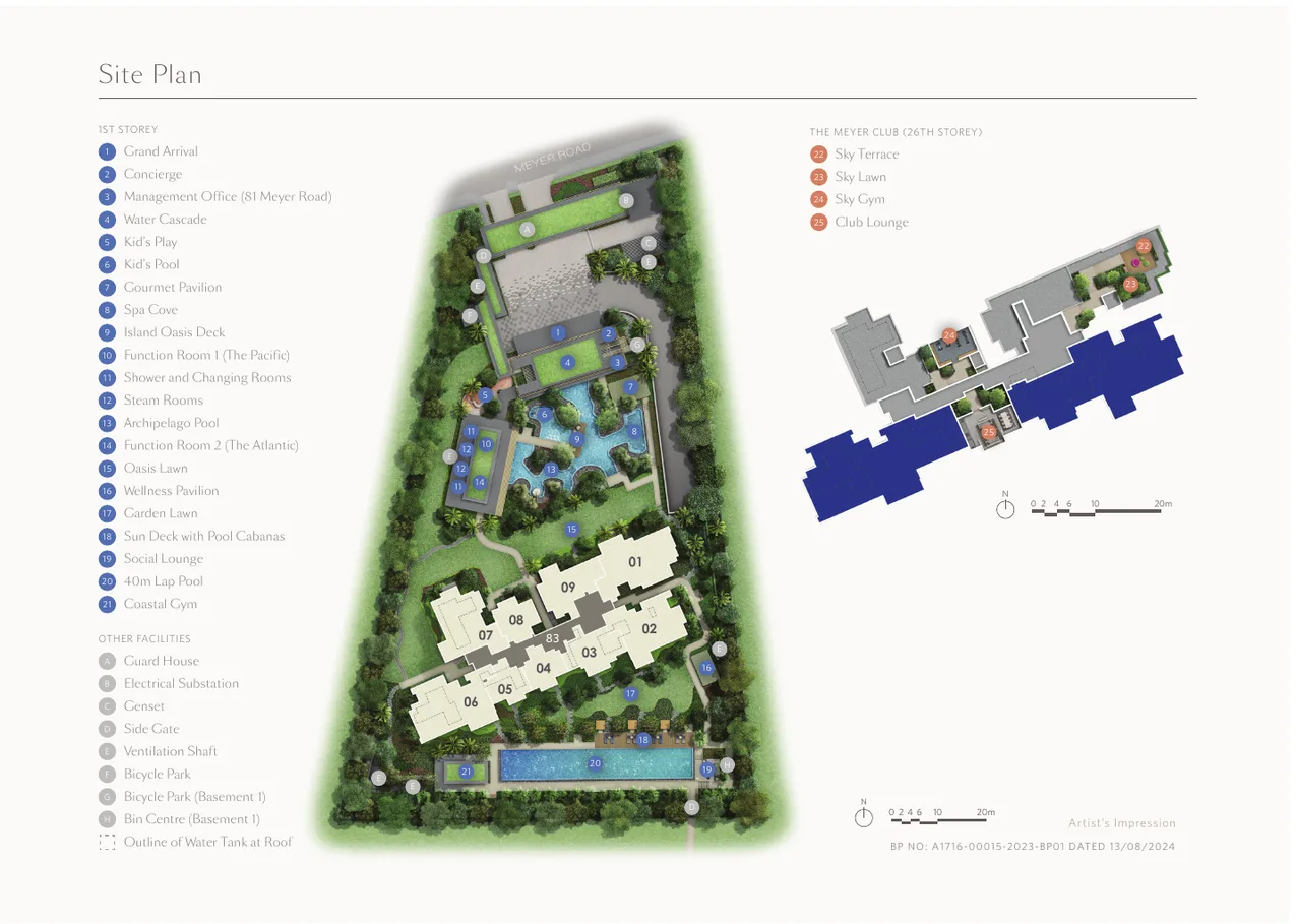 Meyer Blue 2-Bedroom Premium Plus Study floor plan BPS1 710sqft