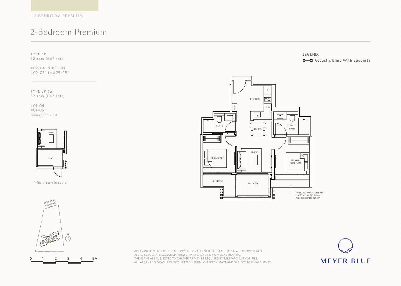 Meyer Blue 4-Bedroom Premium Plus Study with private lift floor plan DPS1 1733sqft
