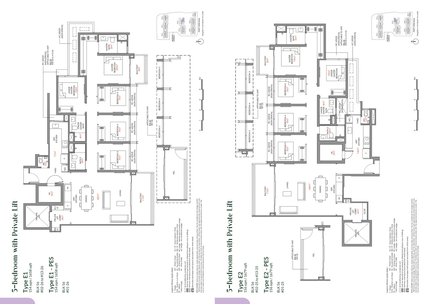Narra Residences 5 Bedroom floor plan