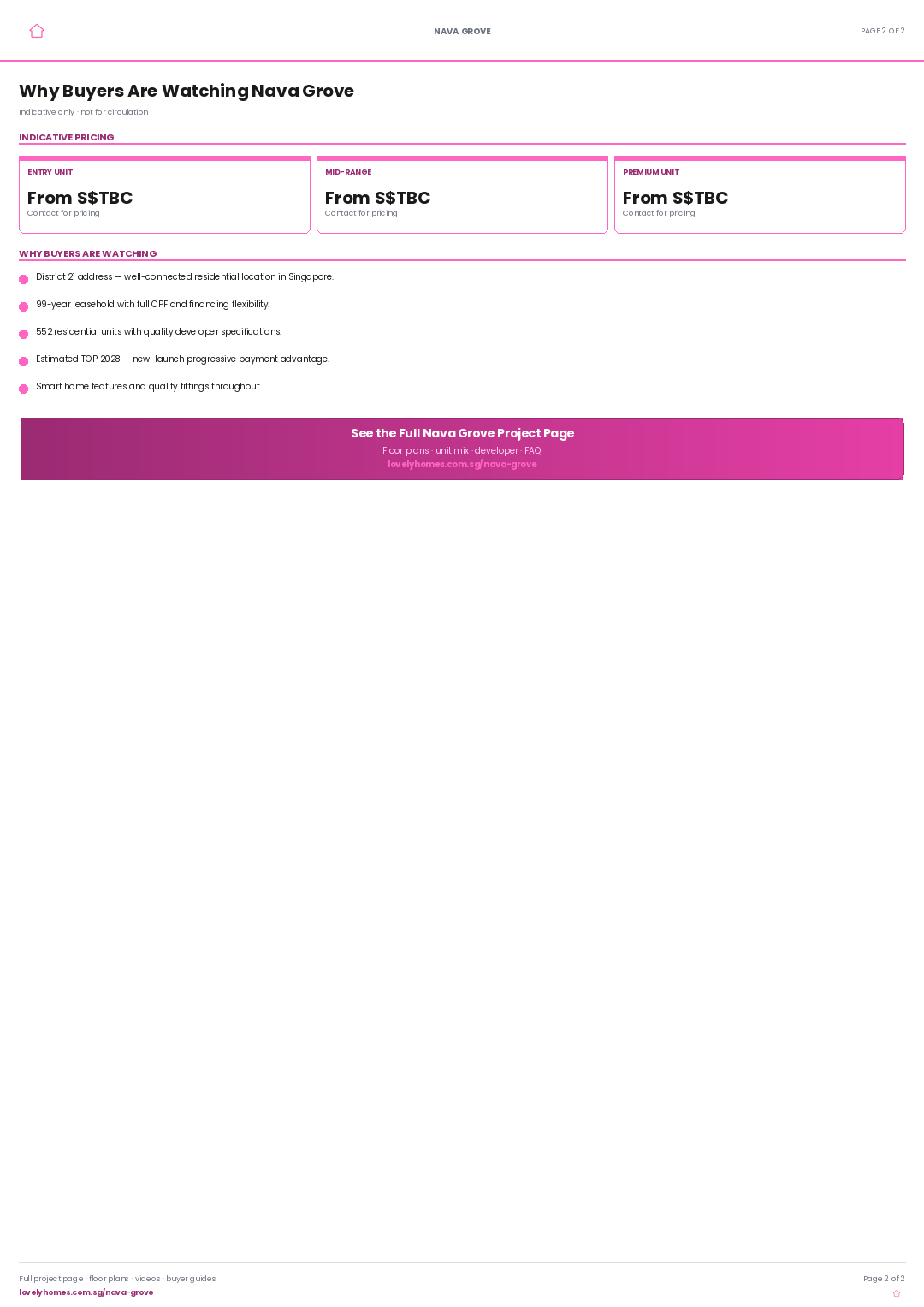 Nava Grove LovelyHomes factsheet page 2