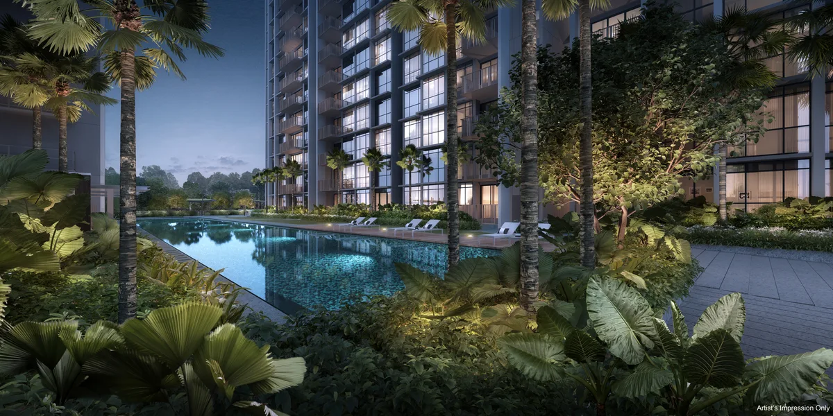 North Gaia EC lap pool resort amenities Yishun