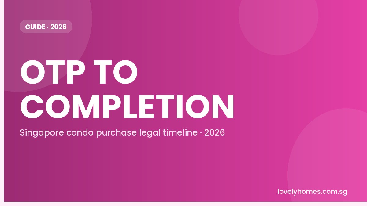 Singapore condo purchase legal timeline OTP to completion 2026