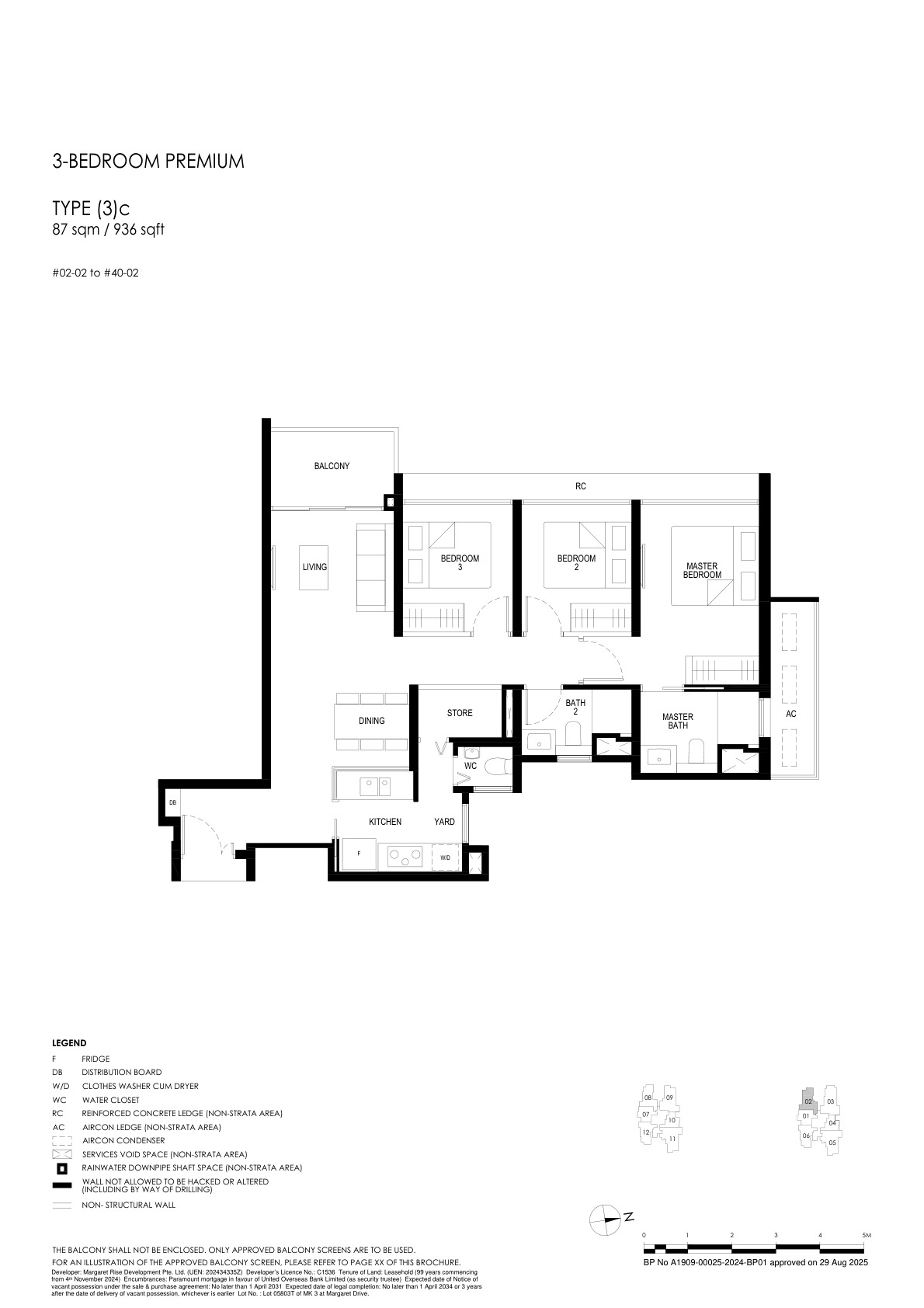 Penrith 3 Bedroom Premium Type (3)c floor plan