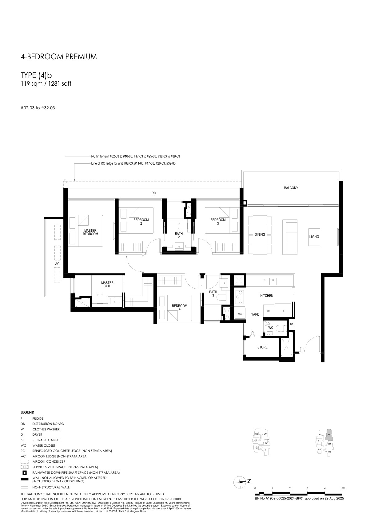 Penrith 4 Bedroom Premium Type (4)b floor plan