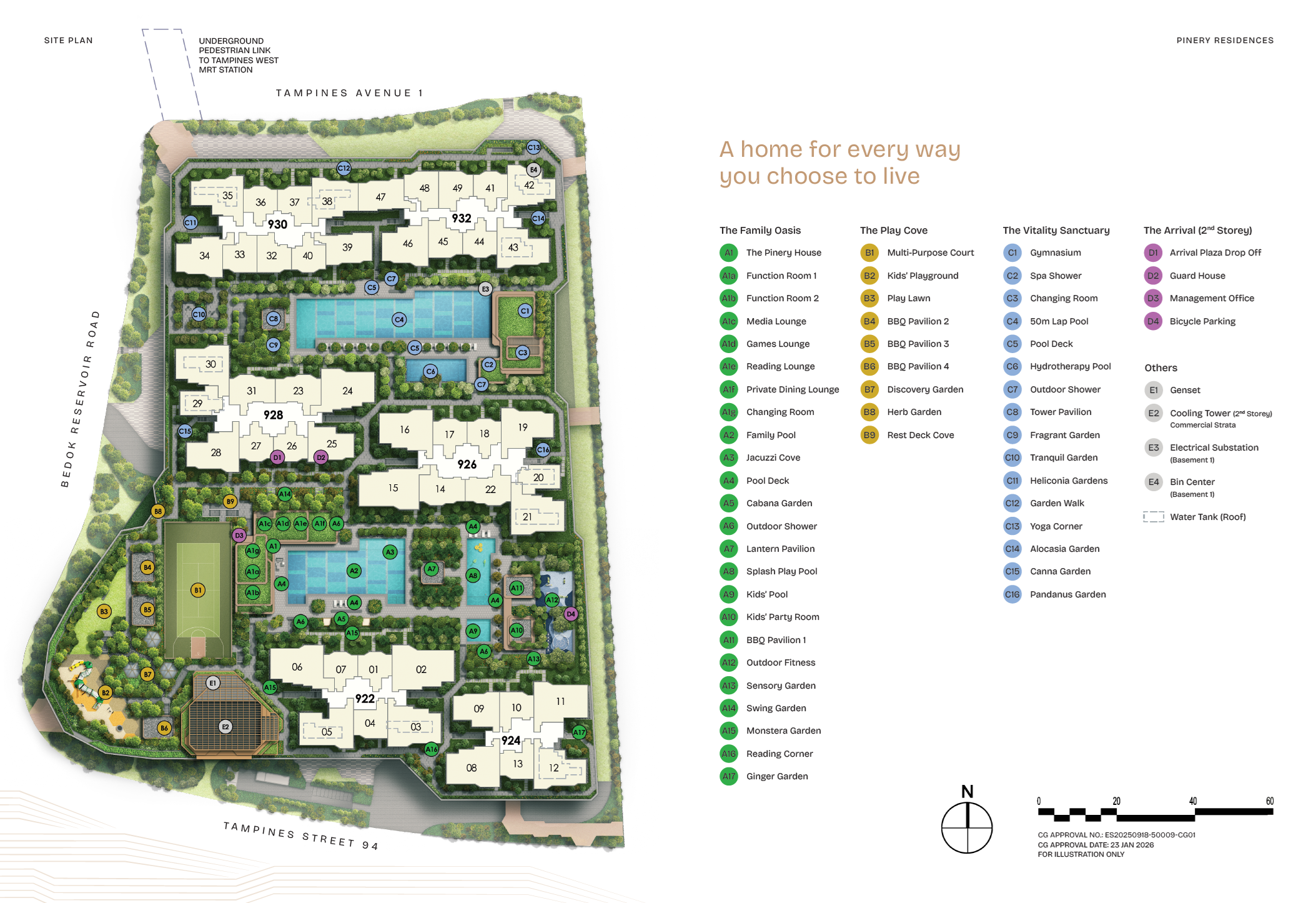 Pinery Residences actual site plan