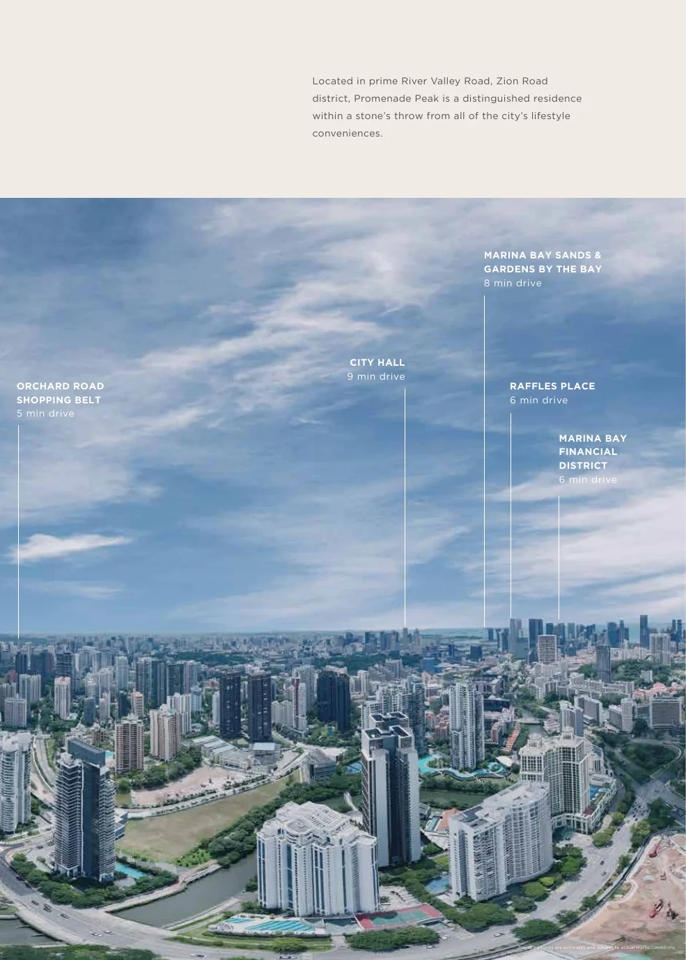 Promenade Peak sky terrace and wellness peak render