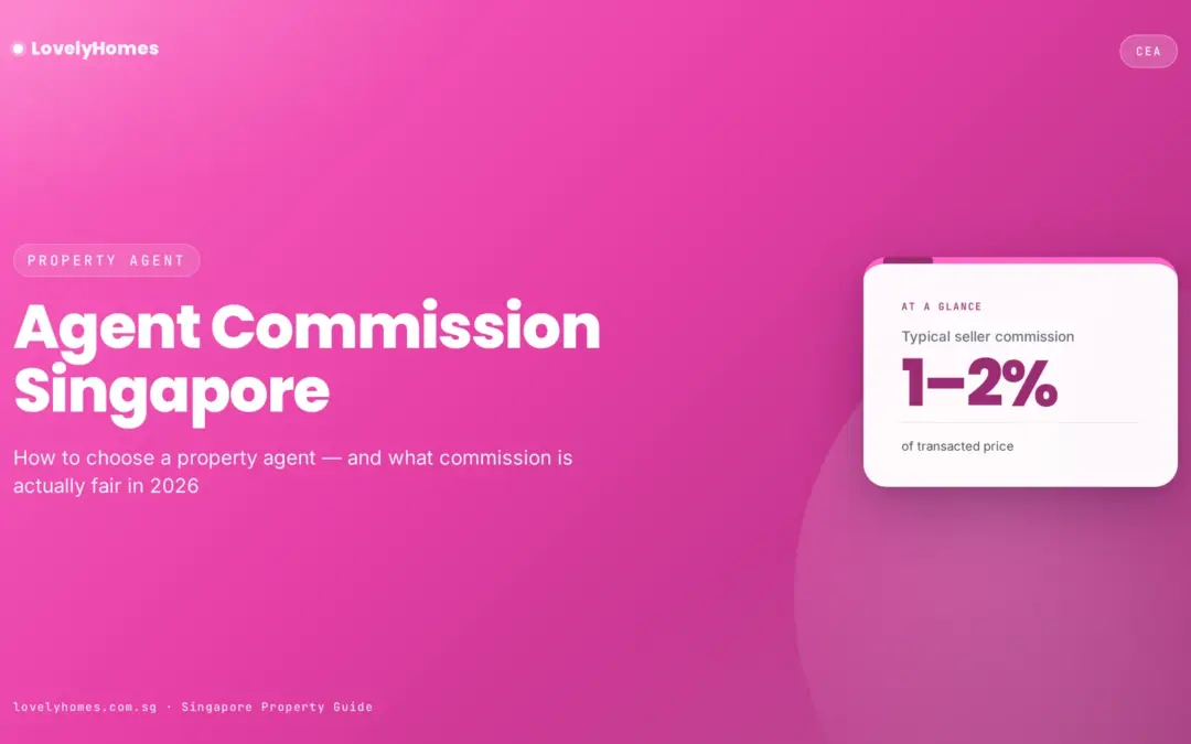 Property Agent Commission Singapore 2026: How to Choose & What Is Fair