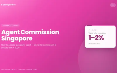 Property Agent Commission Singapore 2026: How to Choose & What Is Fair