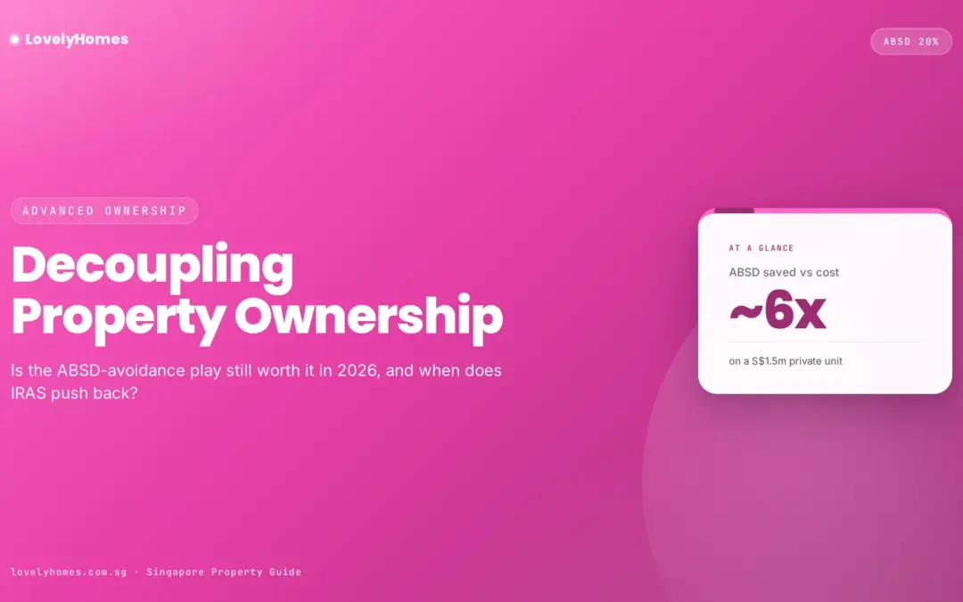 Property Decoupling Singapore 2026: Is the ABSD Play Still Worth It?