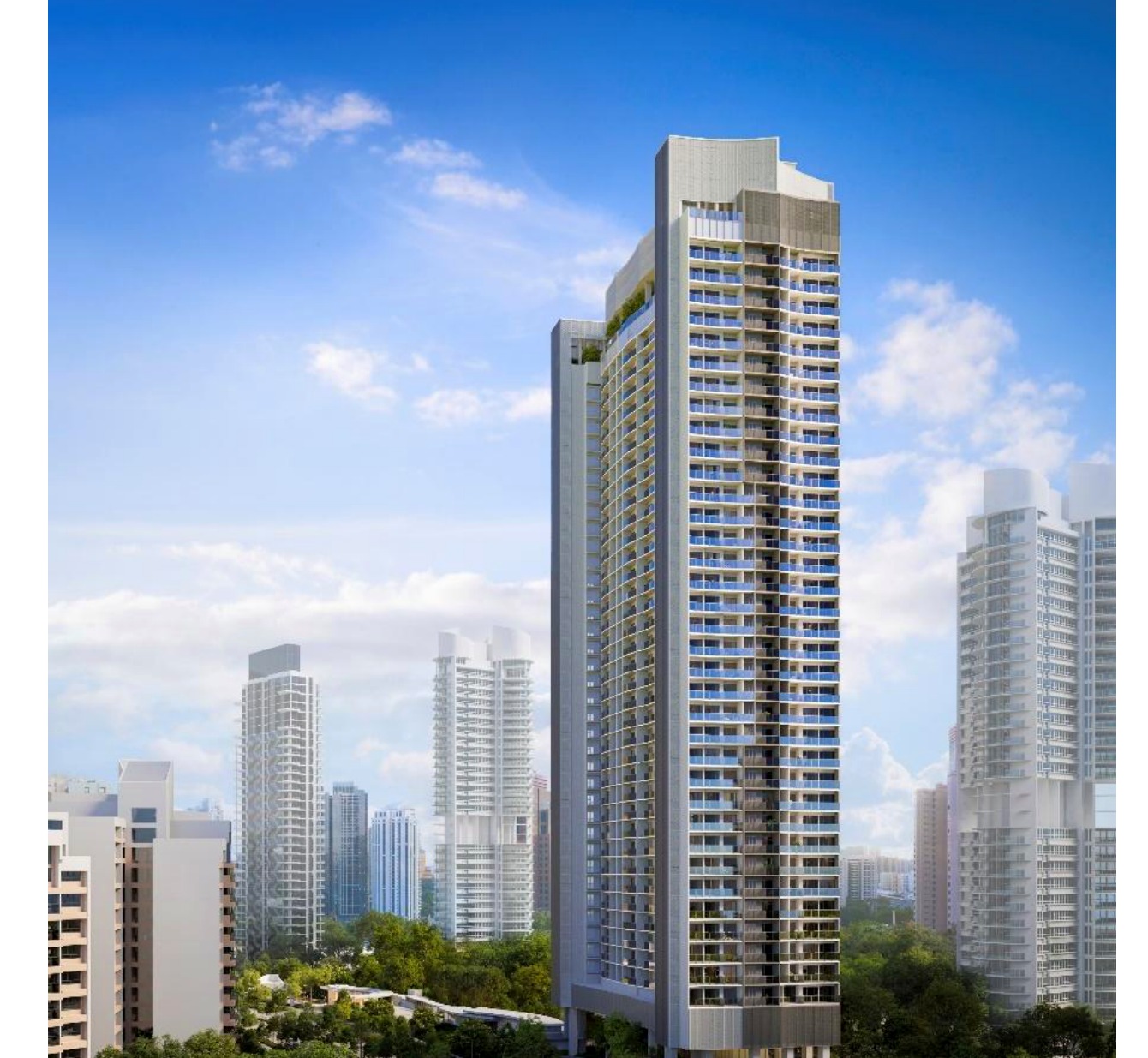 River Green tower artist impression at River Valley