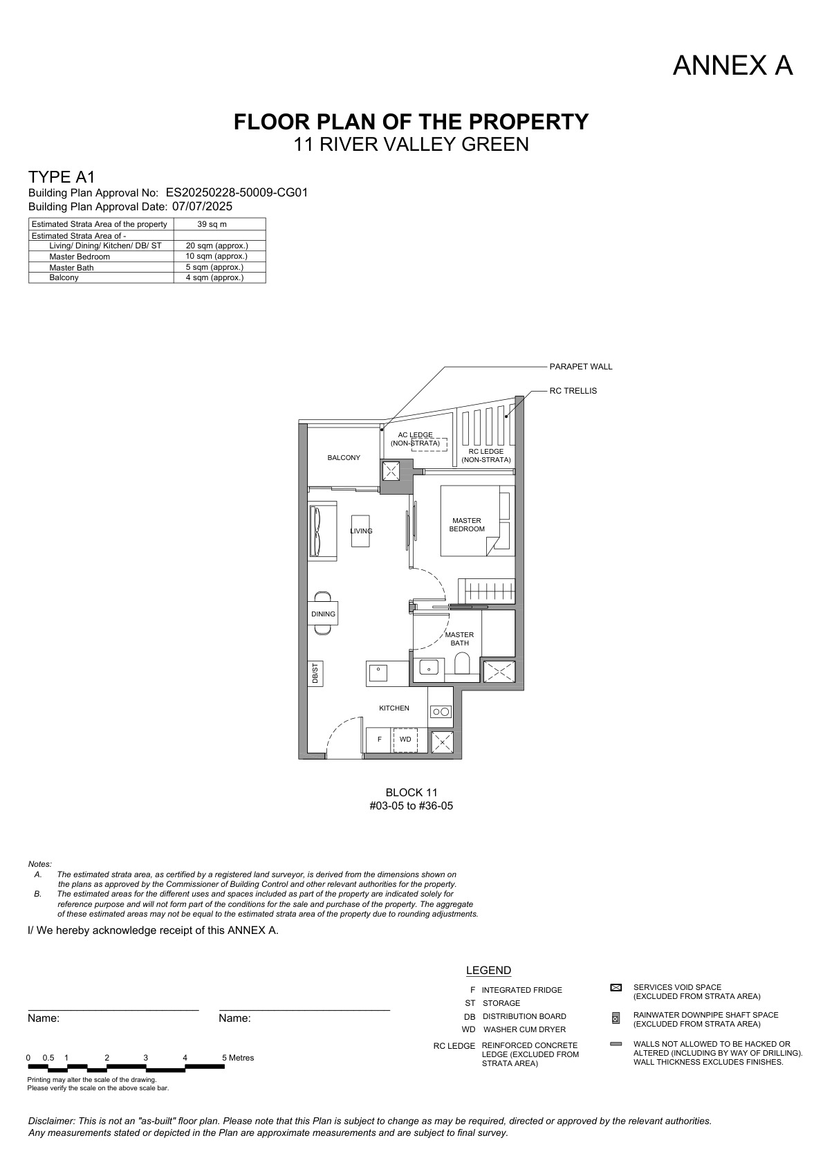 River Green 1 Bedroom A1 floor plan