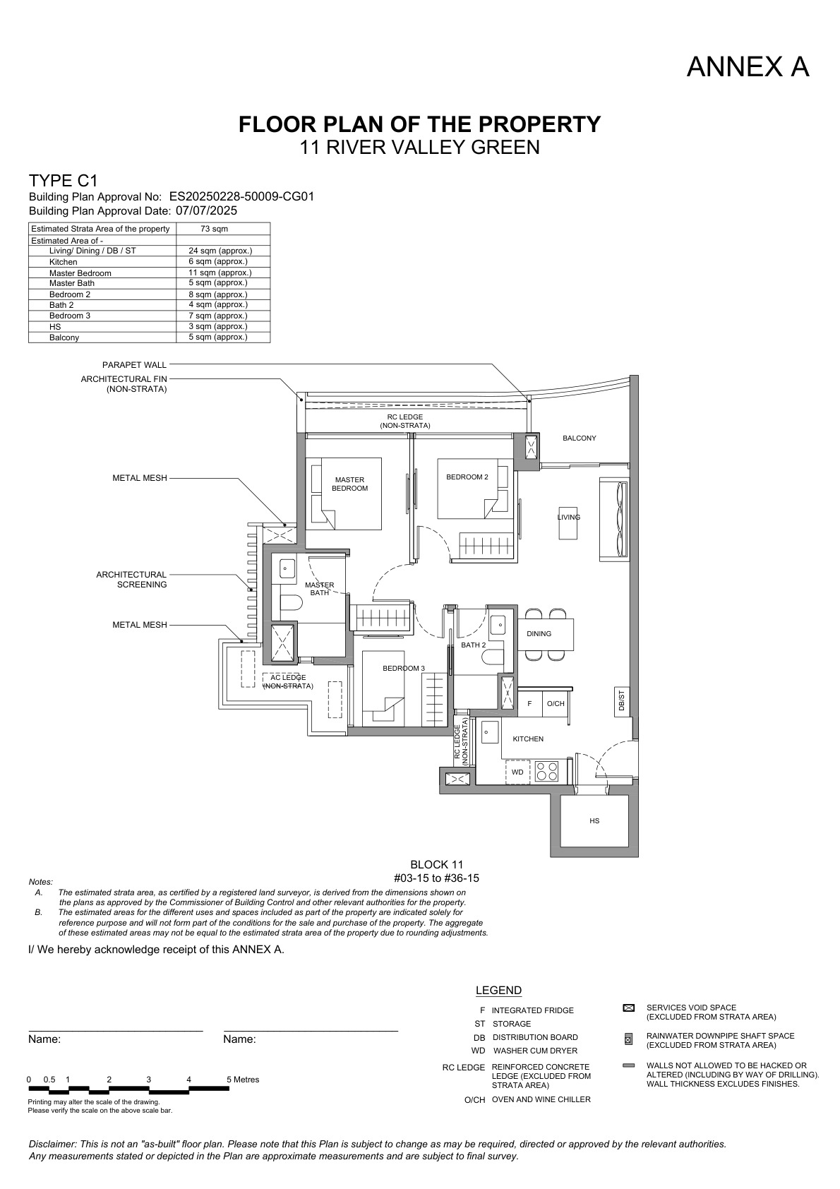 River Green 3 Bedroom C1 floor plan