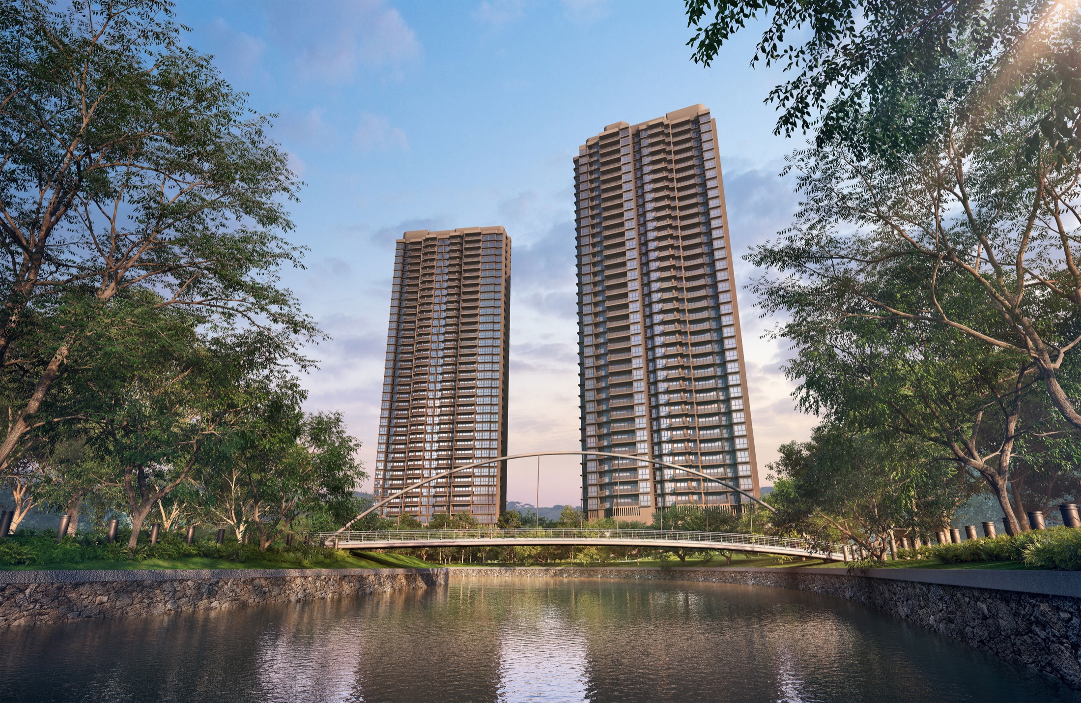 River Modern clean development hero image