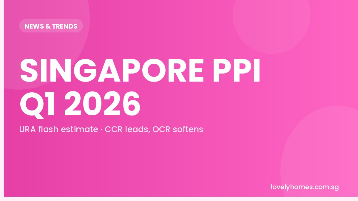 Singapore URA PPI flash estimate Q1 2026 regional snapshot
