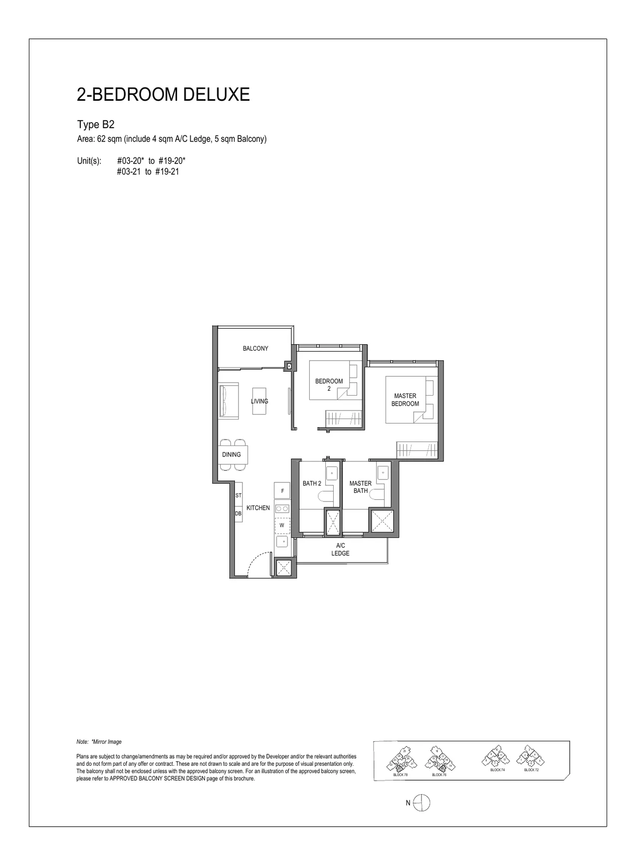 SORA EC 3-Bedroom Premium floor plan C2 1098sqft
