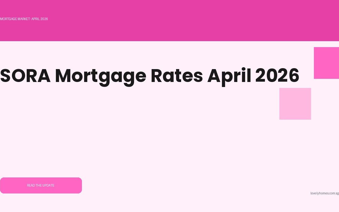 SORA-Pegged Mortgage Rates Singapore — April 2026 Update & What Borrowers Should Do