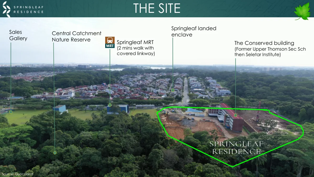 Springleaf Residence forest buffer zone native plant species biodiversity Singapore