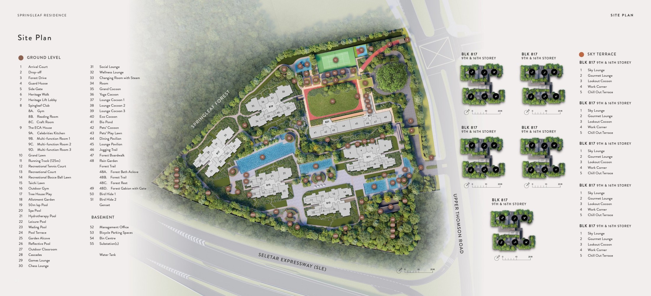 Springleaf Residence actual site plan