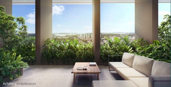 Springleaf Residence sky lounge artist impression