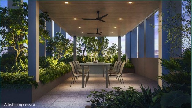 Springleaf Residence sky pavilion artist impression