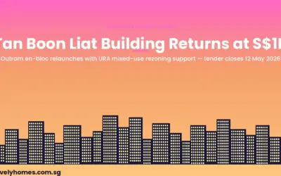 Tan Boon Liat Building Returns at S$1 Billion: 13% Reserve Cut, URA Mixed-Use Rezoning, Tender 12 May 2026