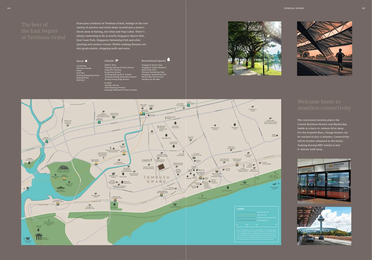 Tembusu Grand 3-Bedroom representative floor plan Type C1 990 sqft