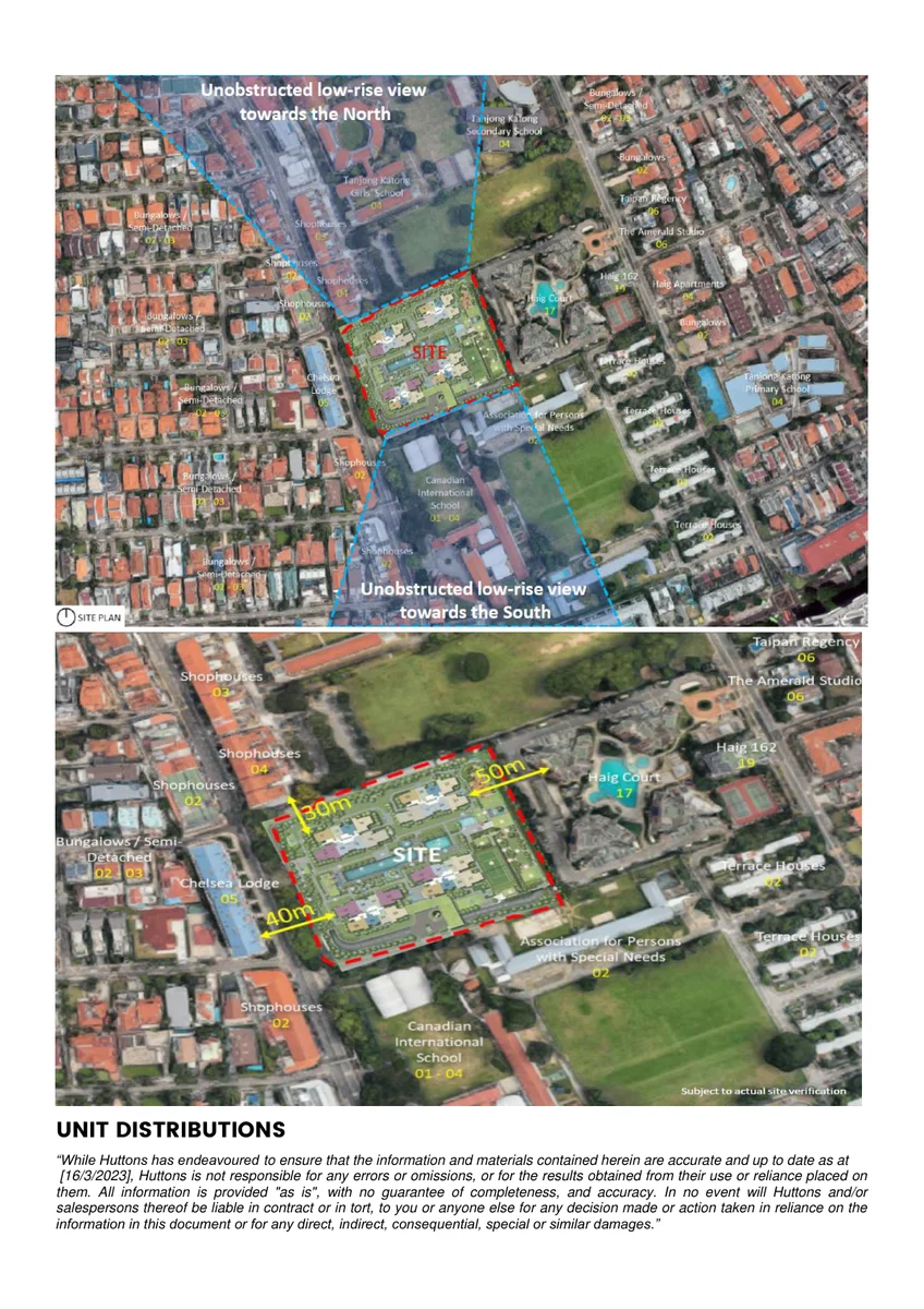 Tembusu Grand site plan overview four residential towers Jalan Tembusu